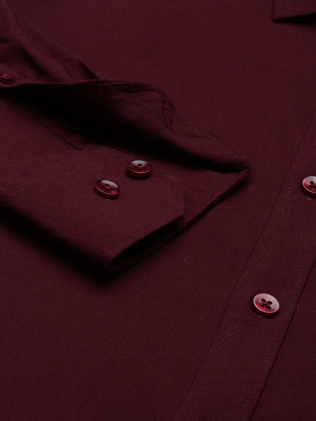 Maroon Solid Casual Shirt Solid Shirt Bushirt