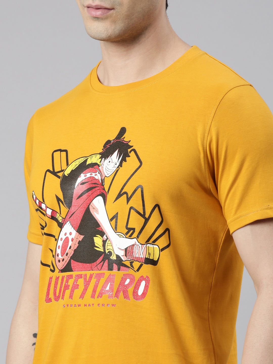 One Piece - Luffytaro Anime T-Shirt Graphic T-Shirts Bushirt