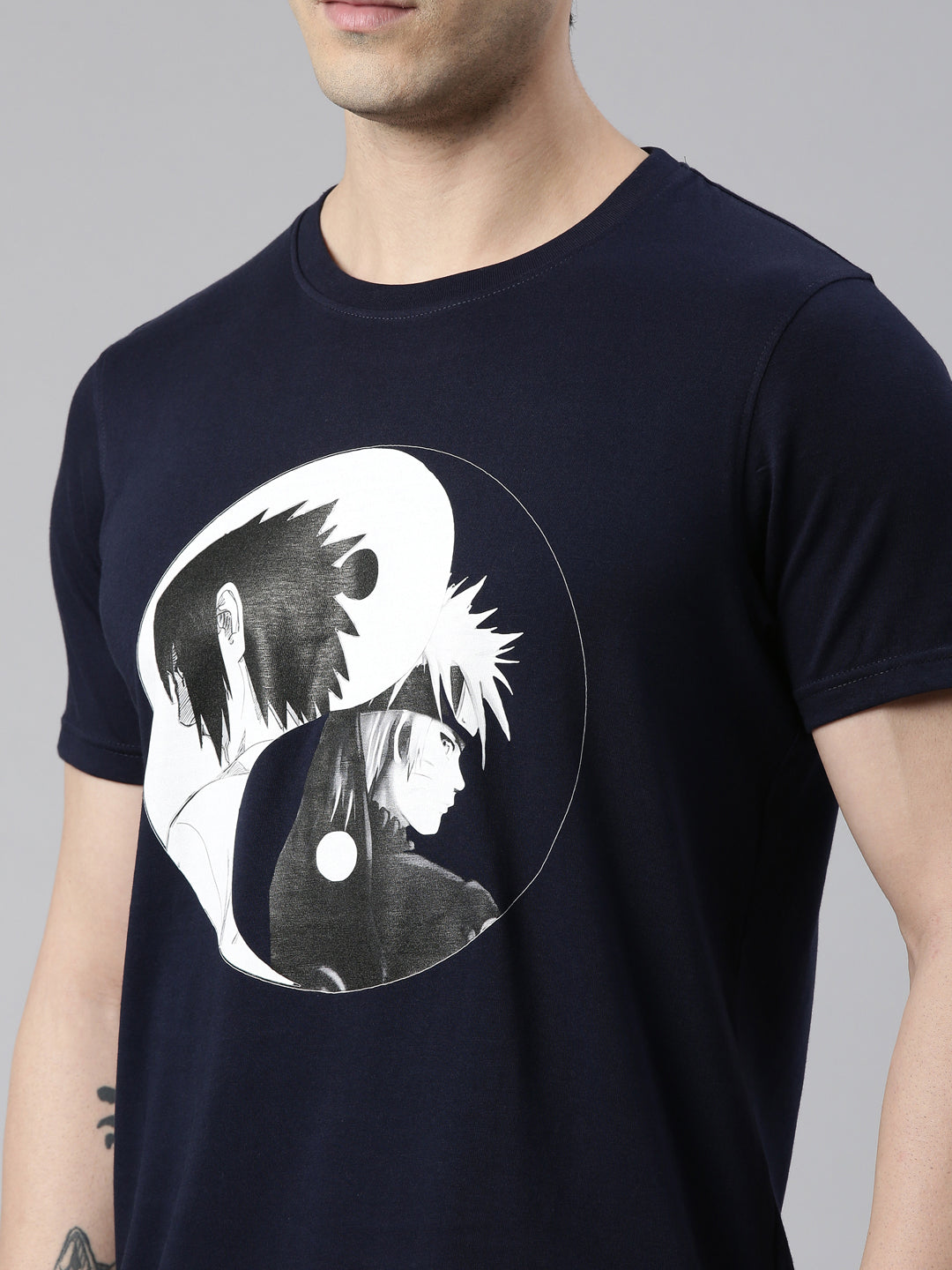 Demon's ying yang Anime T-Shirt Graphic T-Shirts Bushirt