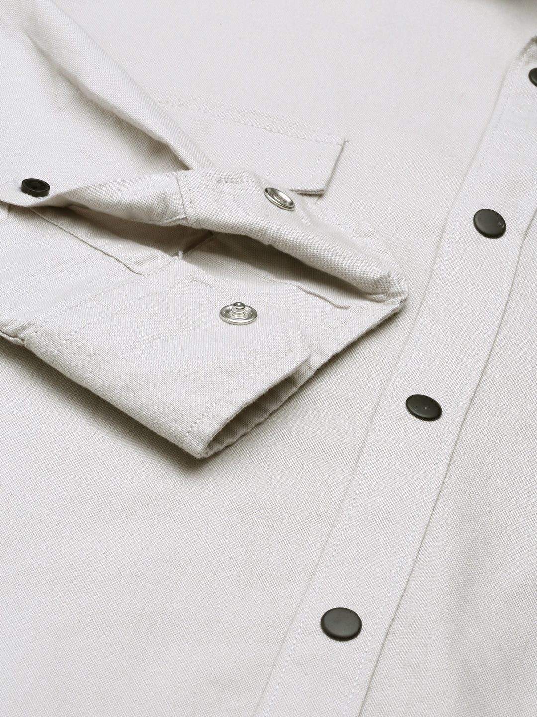 Harbor Grey Cargo Shirt Solid Shirt Bushirt