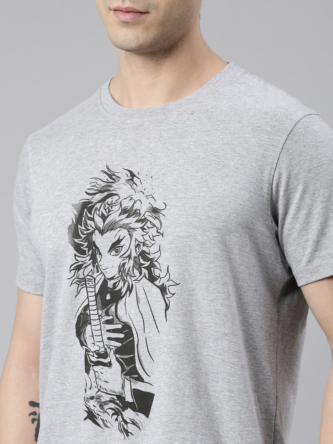 Demon Slayer - Rengoku Anime T-Shirt Graphic T-Shirts Bushirt
