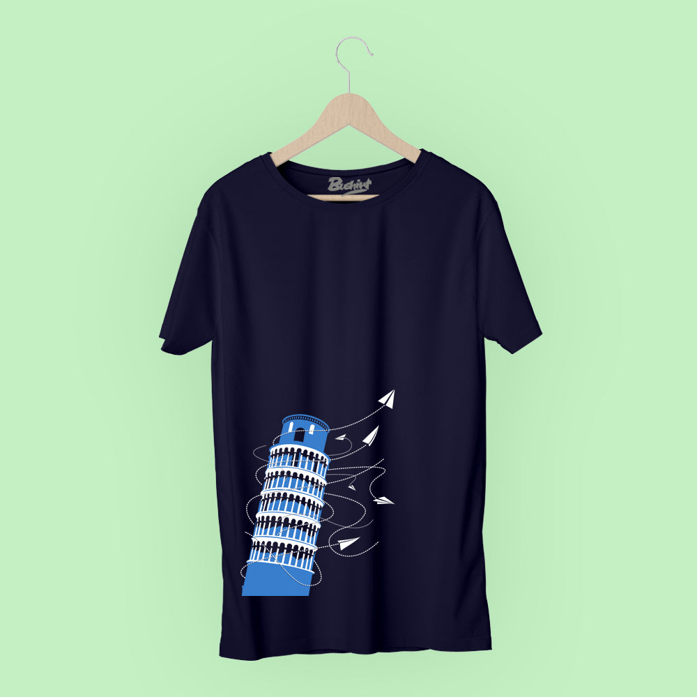 Leaning Tower T Shirt Graphic T-Shirts Bushirt