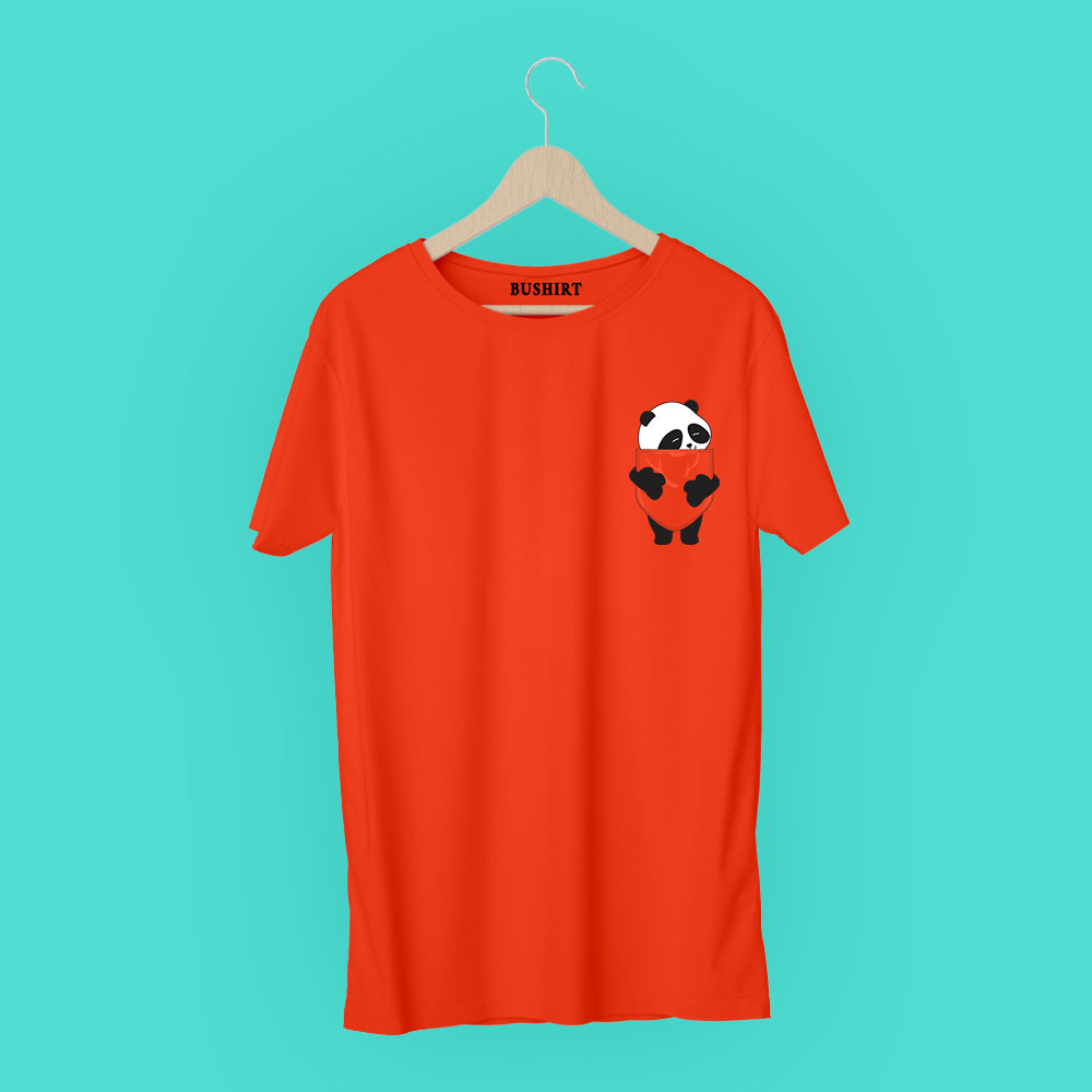 Pocket Panda T-Shirt Graphic T-Shirts Bushirt