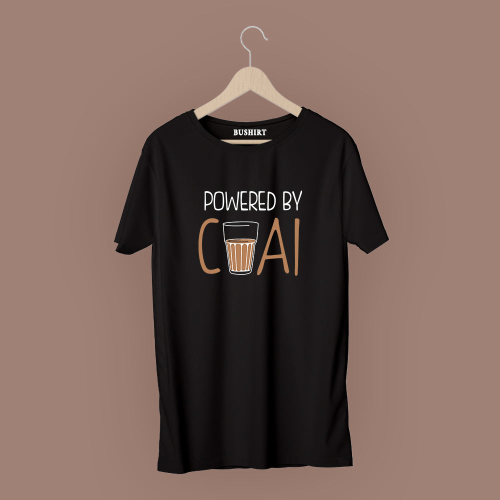 Powerd By Chai T-Shirt Graphic T-Shirts Bushirt