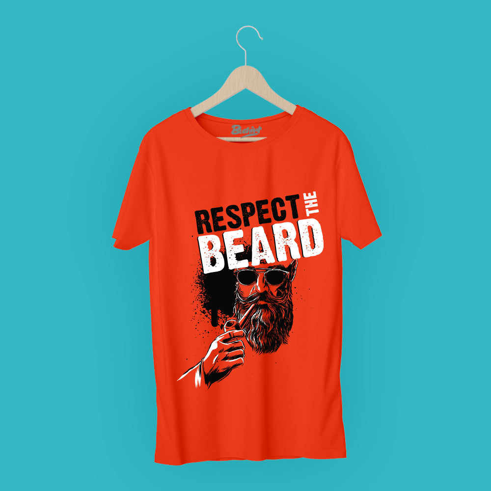 Respect The Beard T-Shirt Graphic T-Shirts Bushirt