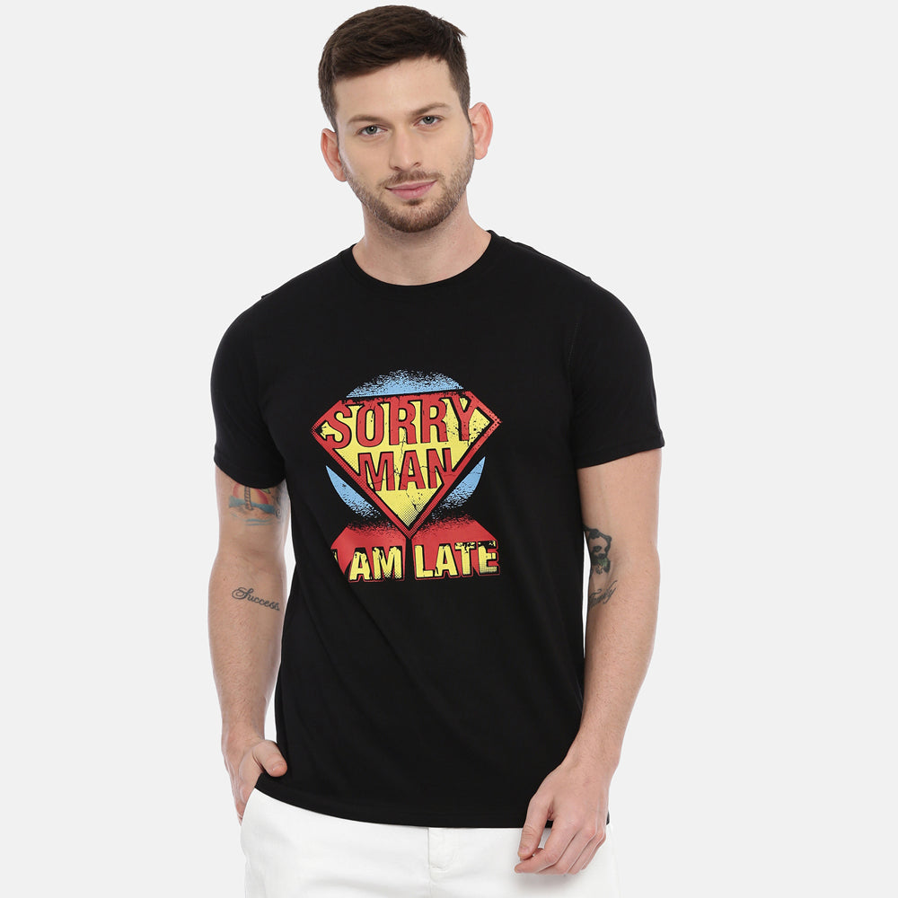 Sorry Man I am Late T-Shirt Graphic T-Shirts Bushirt