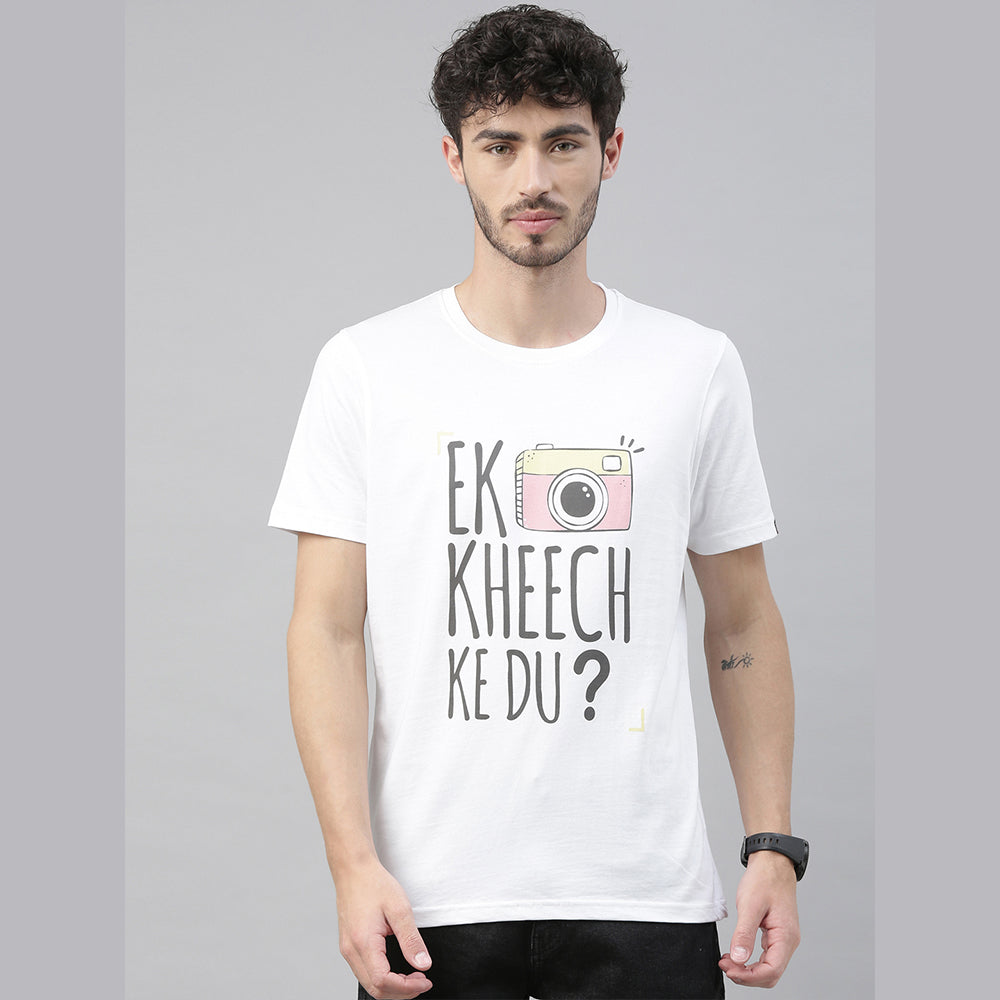 Ek Photo Kheech Ke Du T-Shirt Graphic T-Shirts Bushirt