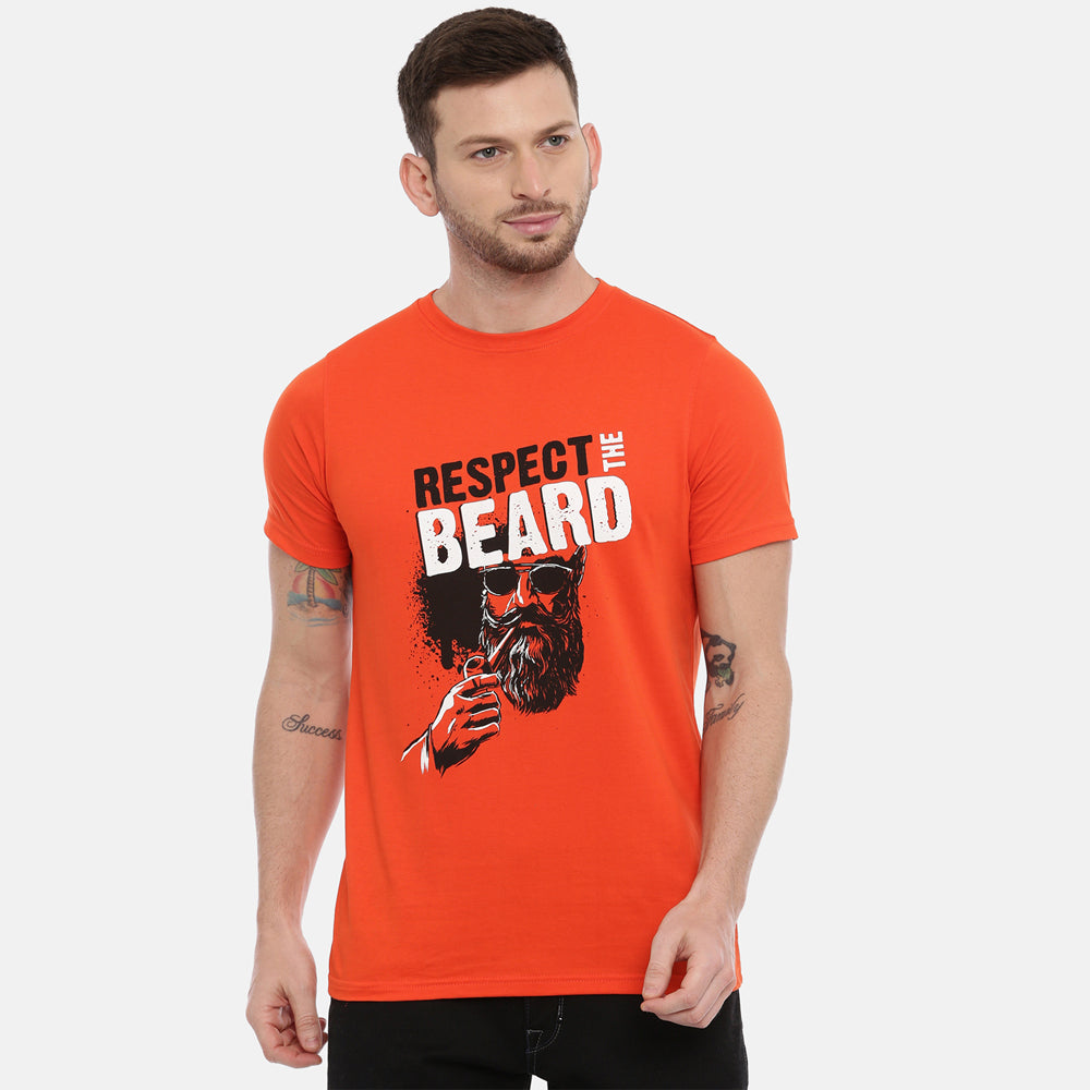 Respect The Beard T-Shirt Graphic T-Shirts Bushirt