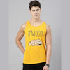 Mood Mustard Sleeveless T-Shirt Vest Bushirt