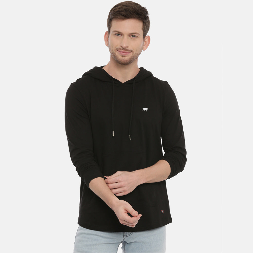 Black Full Sleeves Hoodies Hoodies Bushirt