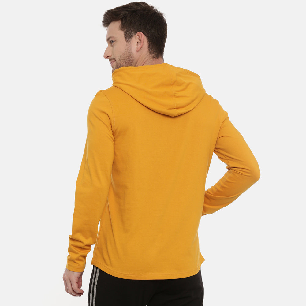 Mustard Full Sleeves Hoodies Hoodies Bushirt