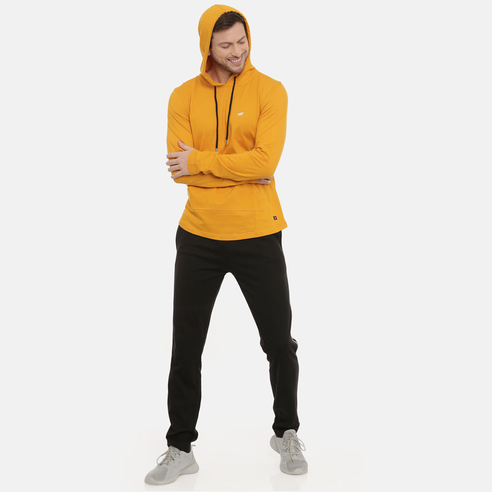 Mustard Full Sleeves Hoodies Hoodies Bushirt