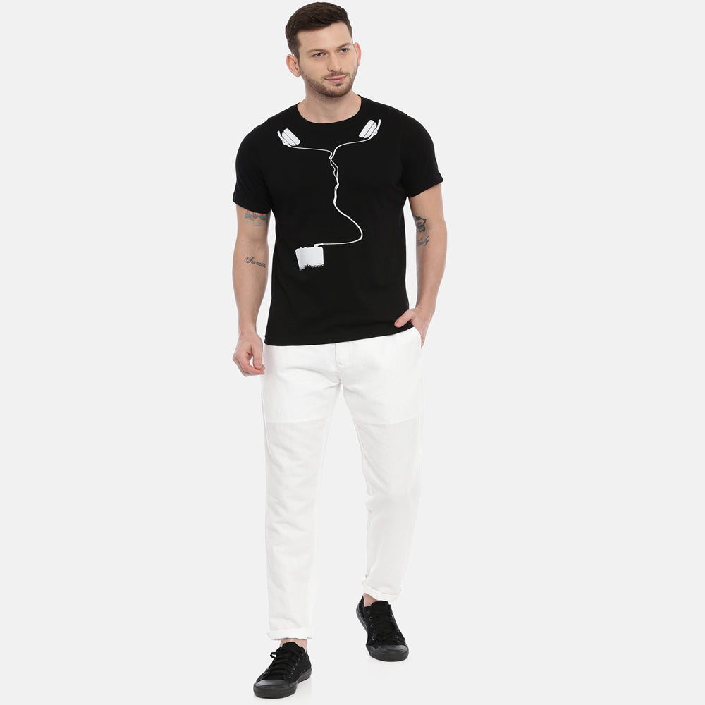 Headphone T-Shirt Graphic T-Shirts Bushirt