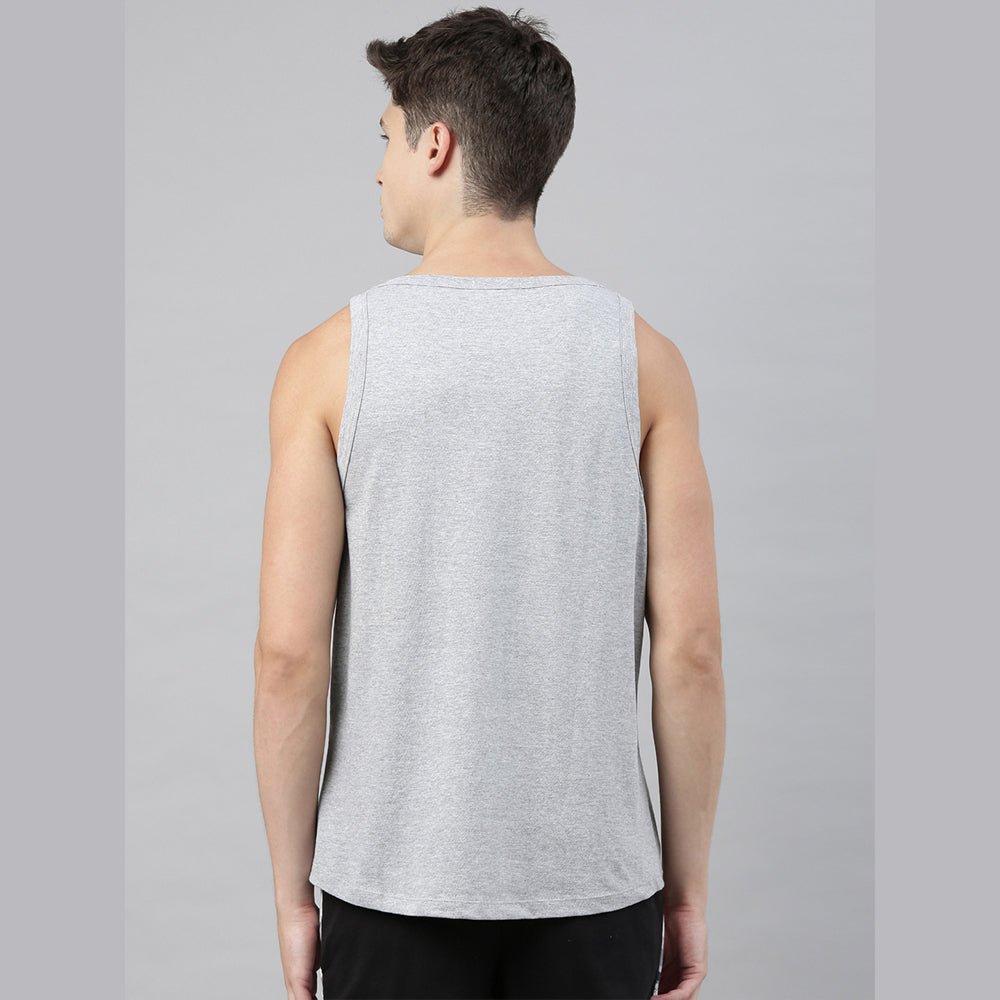 Chul Bul Panda Dark Grey Sleeveless T-Shirt Vest Bushirt