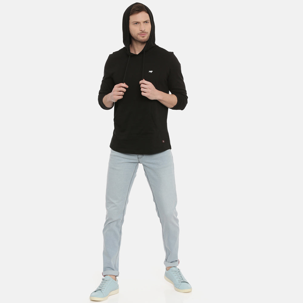 Black Full Sleeves Hoodies Hoodies Bushirt