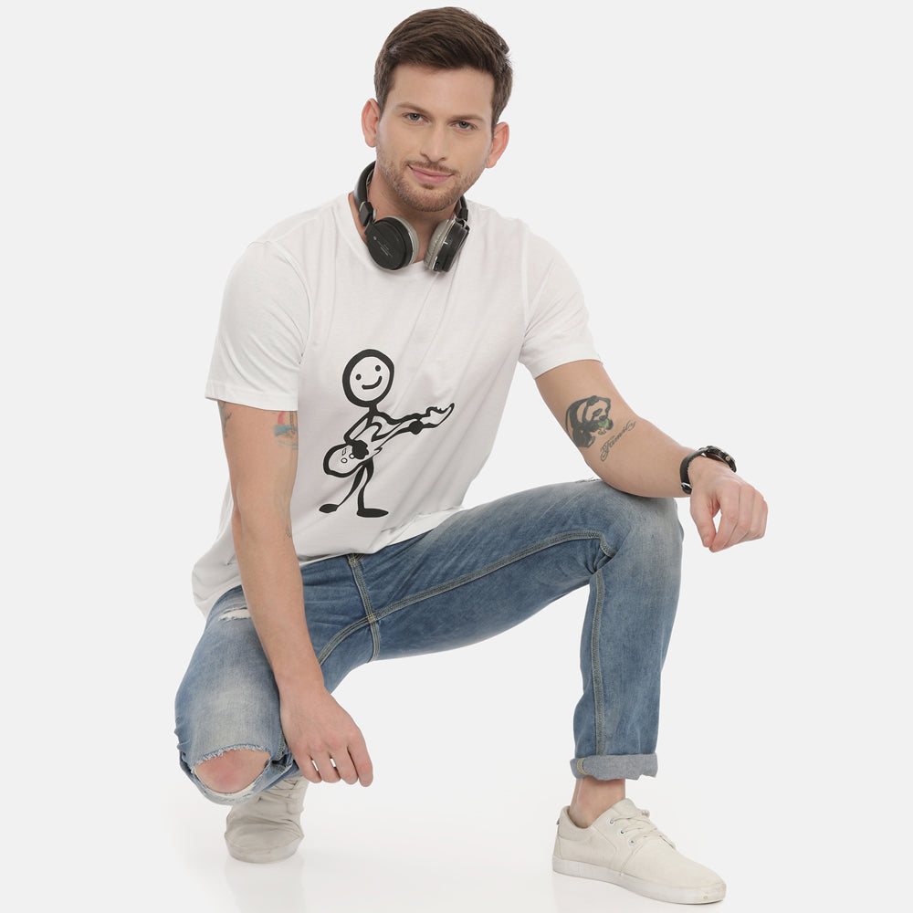 Guitar Boy T-Shirt Graphic T-Shirts Bushirt
