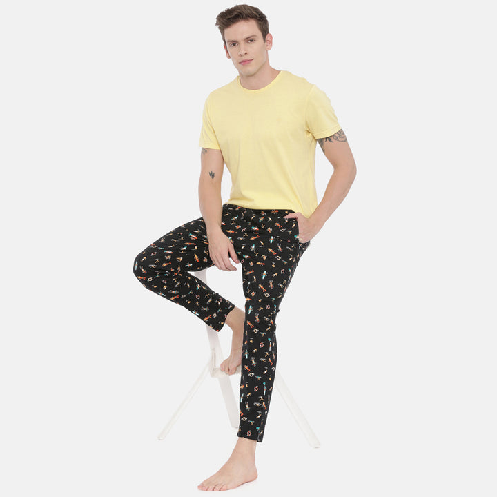 Beach Printed Pyjamas Pyjamas Bushirt