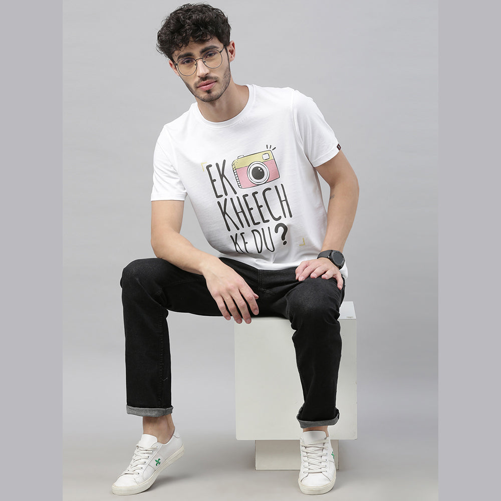 Ek Photo Kheech Ke Du T-Shirt Graphic T-Shirts Bushirt