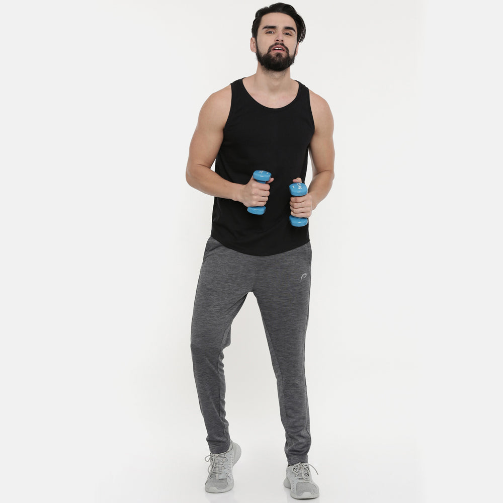 Black Sleeveless T-Shirt Vest Bushirt