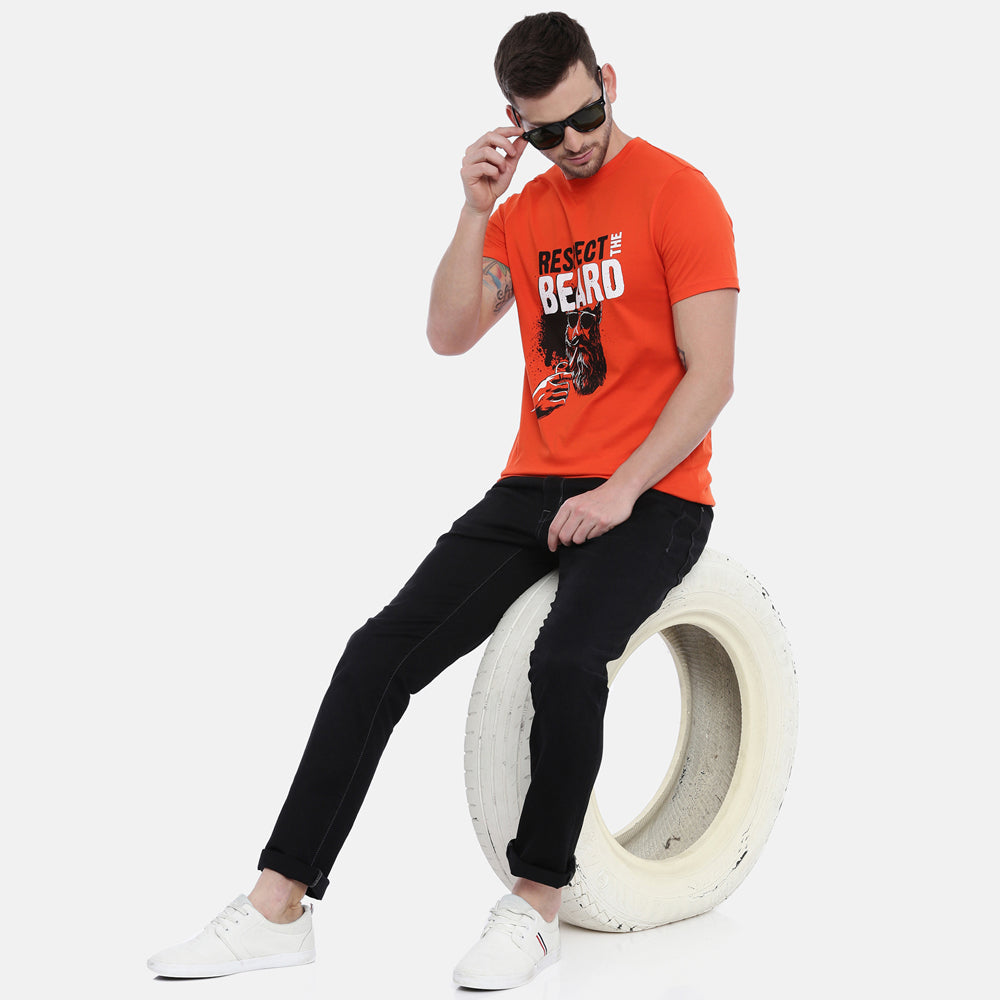 Respect The Beard T-Shirt Graphic T-Shirts Bushirt