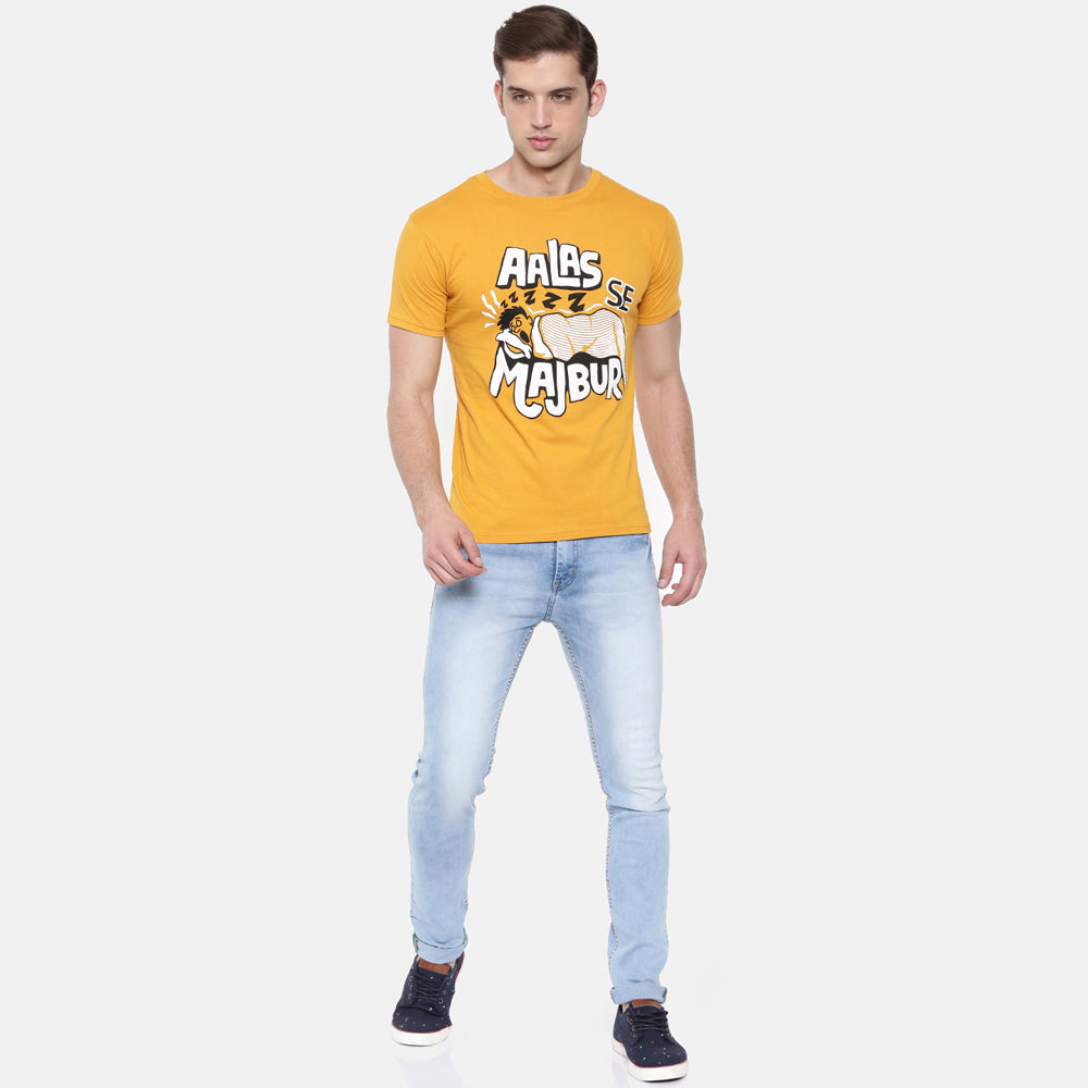 Aalas Se Majbur T-Shirt Graphic T-Shirts Bushirt