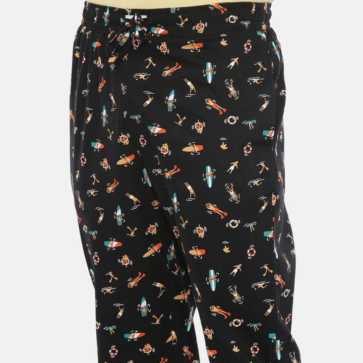 Beach Printed Pyjamas Pyjamas Bushirt