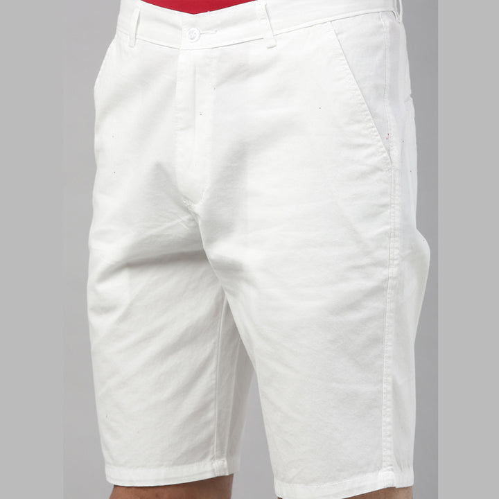 White Chino Shorts Men's Shorts Bushirt   