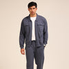 Dusty Blue Oversize Co-Ords Oversize Co-ords Bushirt