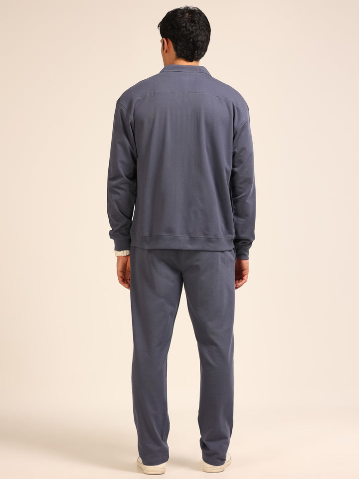Dusty Blue Oversize Co-Ords Oversize Co-ords Bushirt
