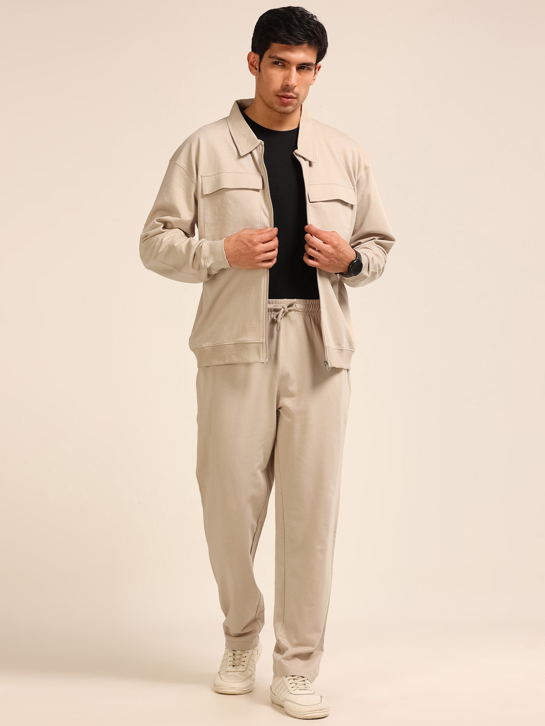 Cream Oversize Co-Ords Oversize Co-ords Bushirt