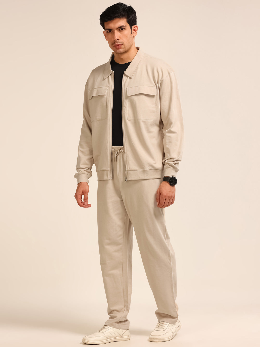 Cream Oversize Co-Ords Oversize Co-ords Bushirt