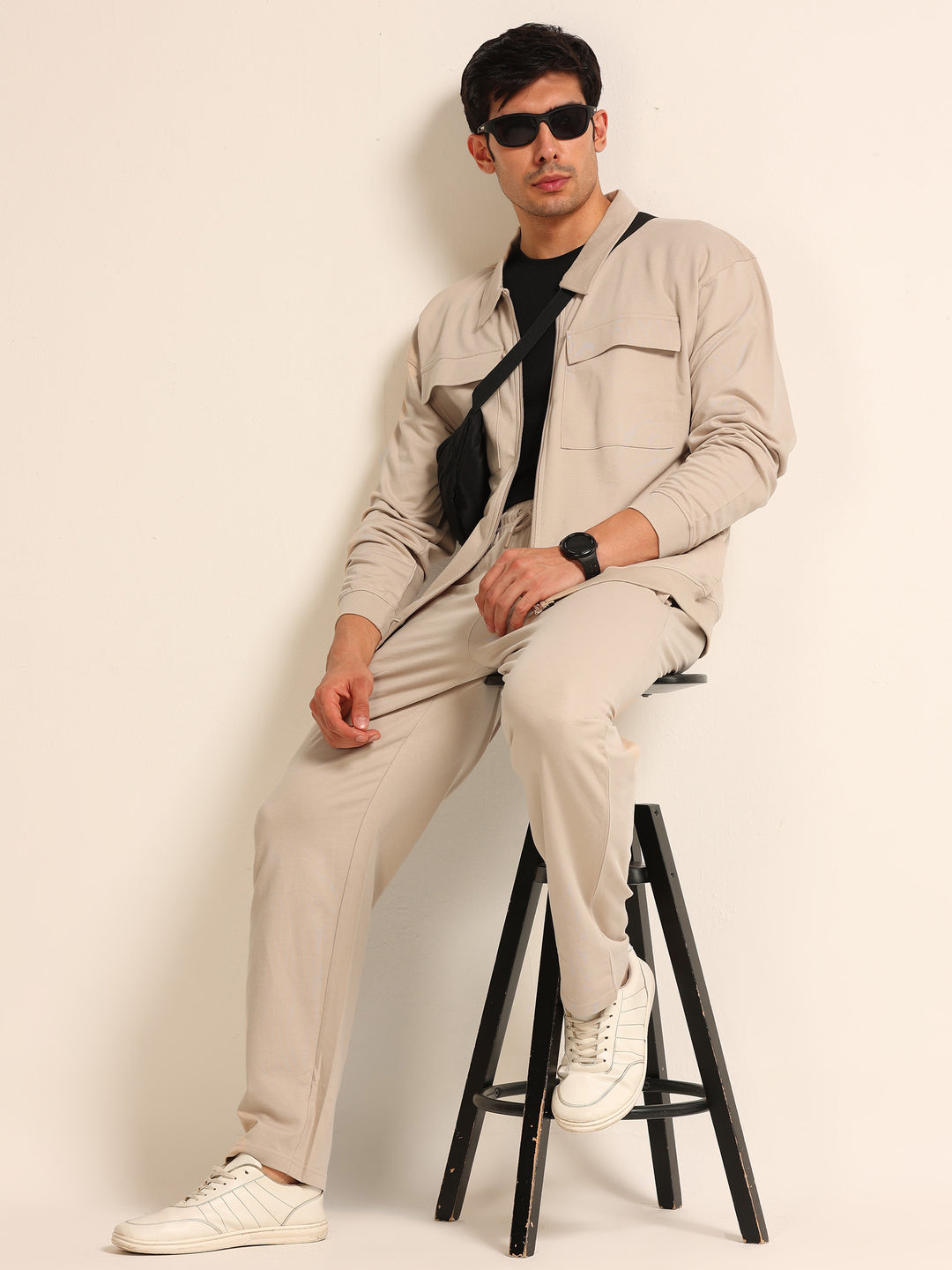 Cream Oversize Co-Ords Oversize Co-ords Bushirt