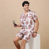 Aquatic Pink Co-Ords Regular Size Co-Ords Bushirt   