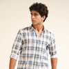 Pink Regular Fit Check Shirt Checks Shirt Bushirt