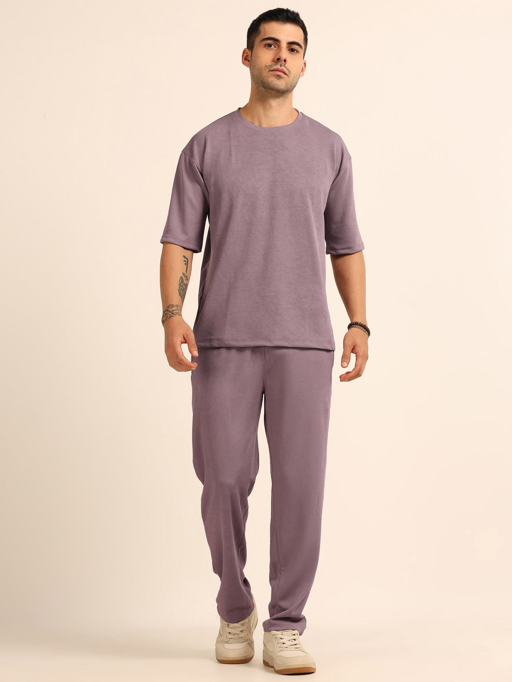 Mauve Oversize Co-Ords - Bushirt
