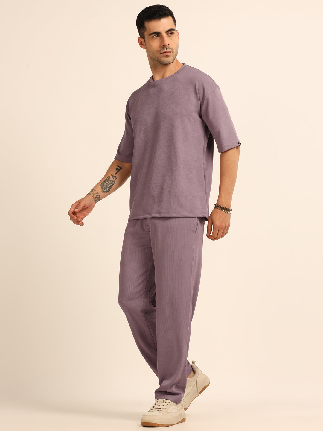 Mauve Oversize Co-Ords - Bushirt