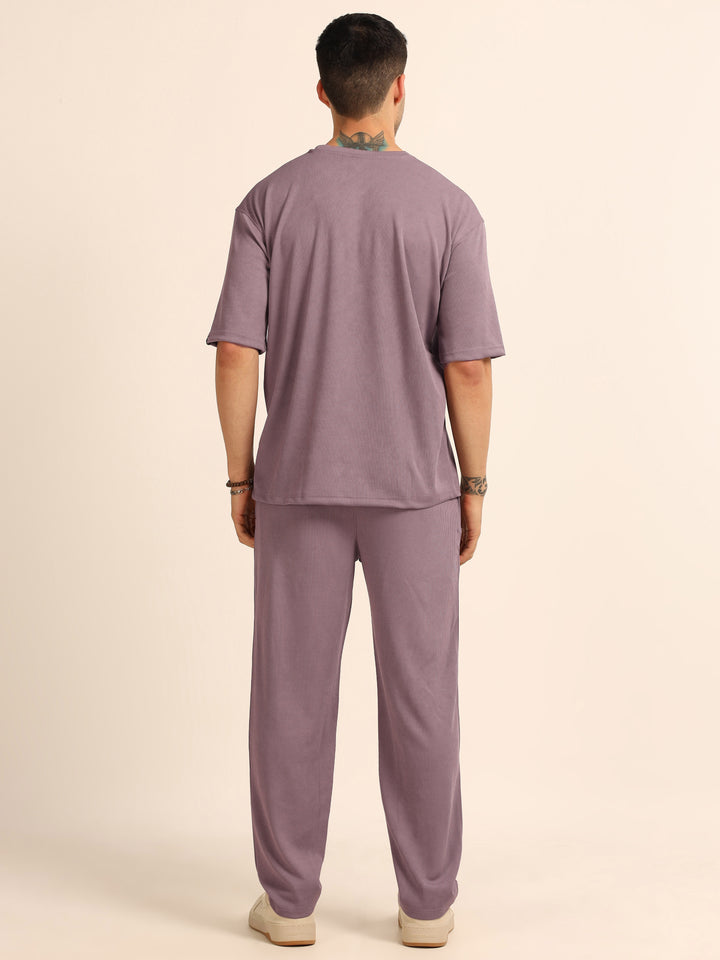 Mauve Oversize Co-Ords - Bushirt