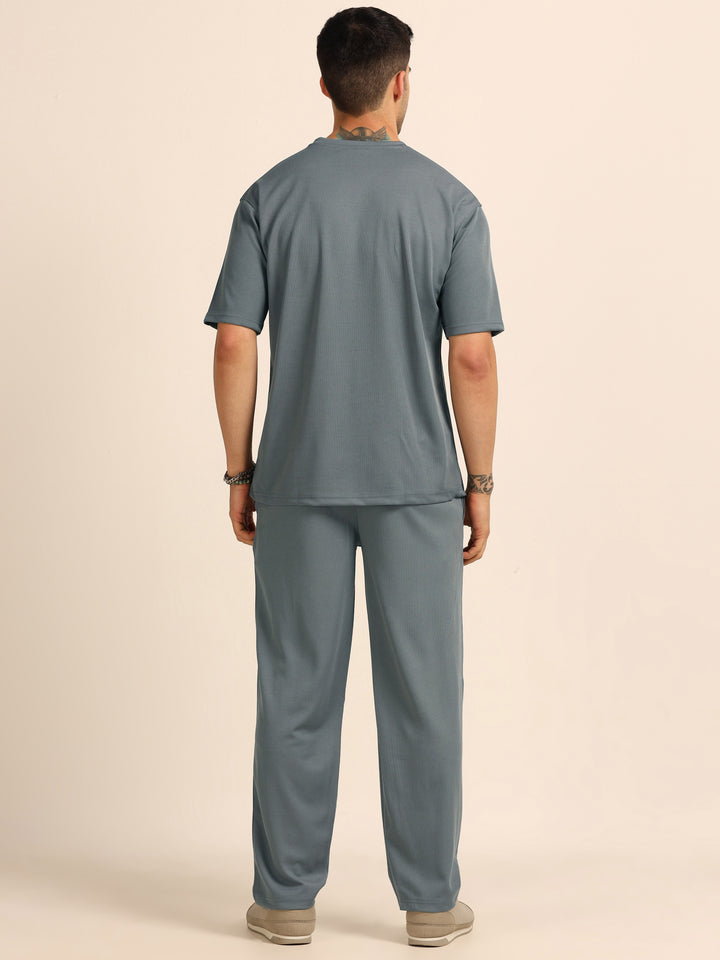 Grey Oversize Co-Ords - Bushirt