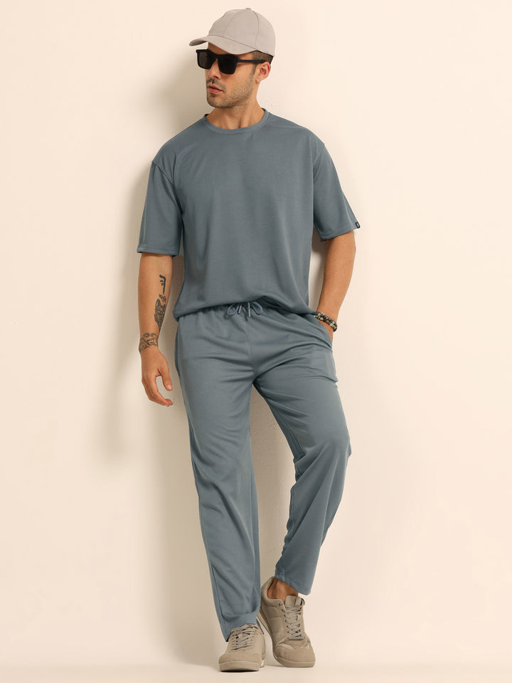 Grey Oversize Co-Ords - Bushirt