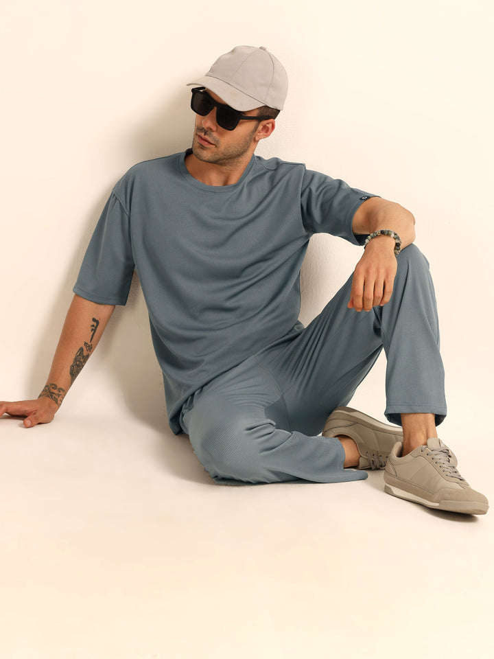 Grey Oversize Co-Ords - Bushirt