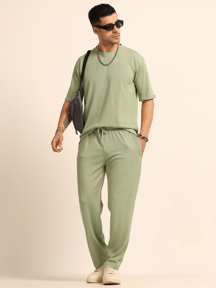 Sage Green Oversize Co-Ords - Bushirt