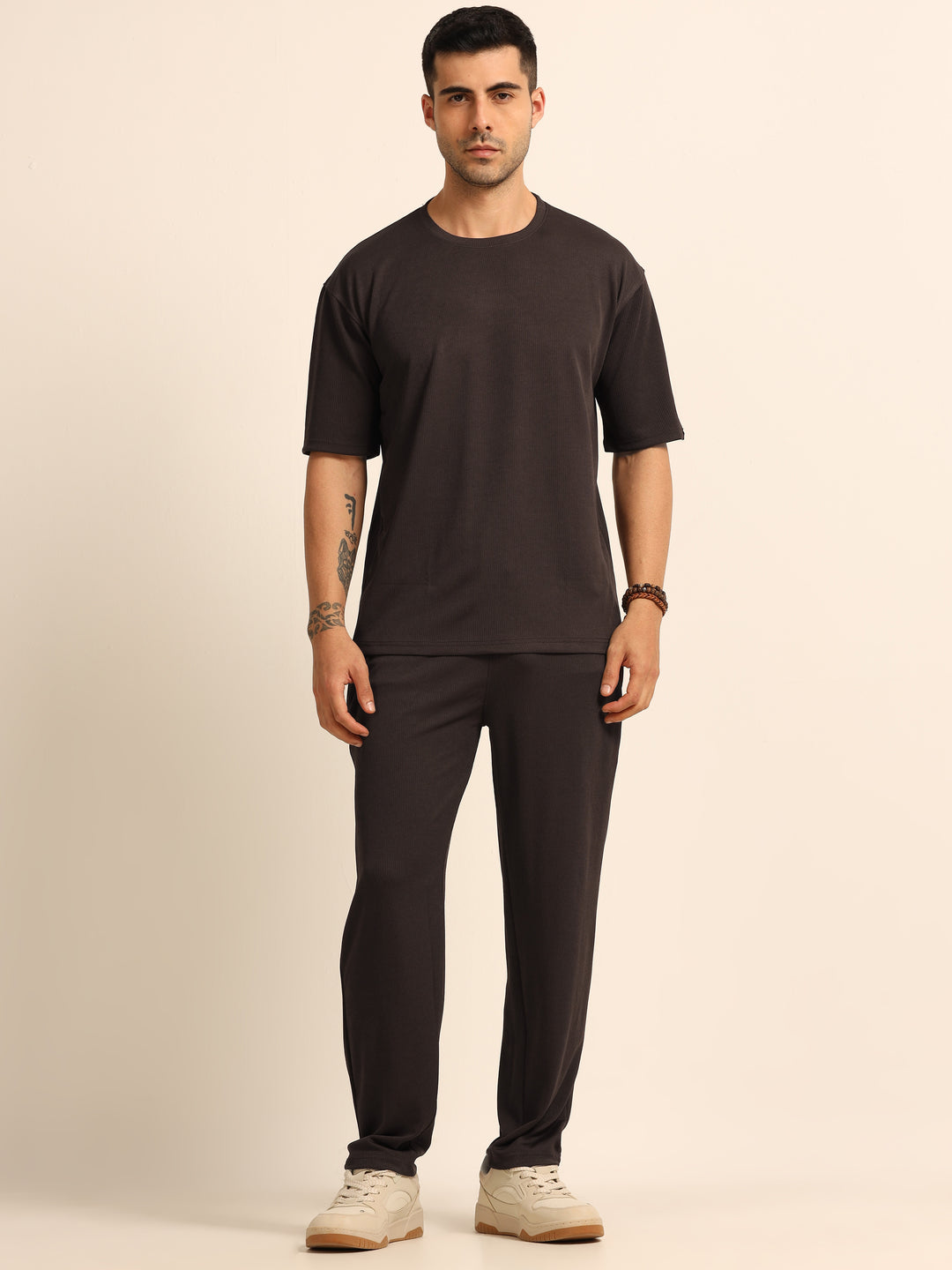 Coffee Brown Oversize Co-Ords - Bushirt