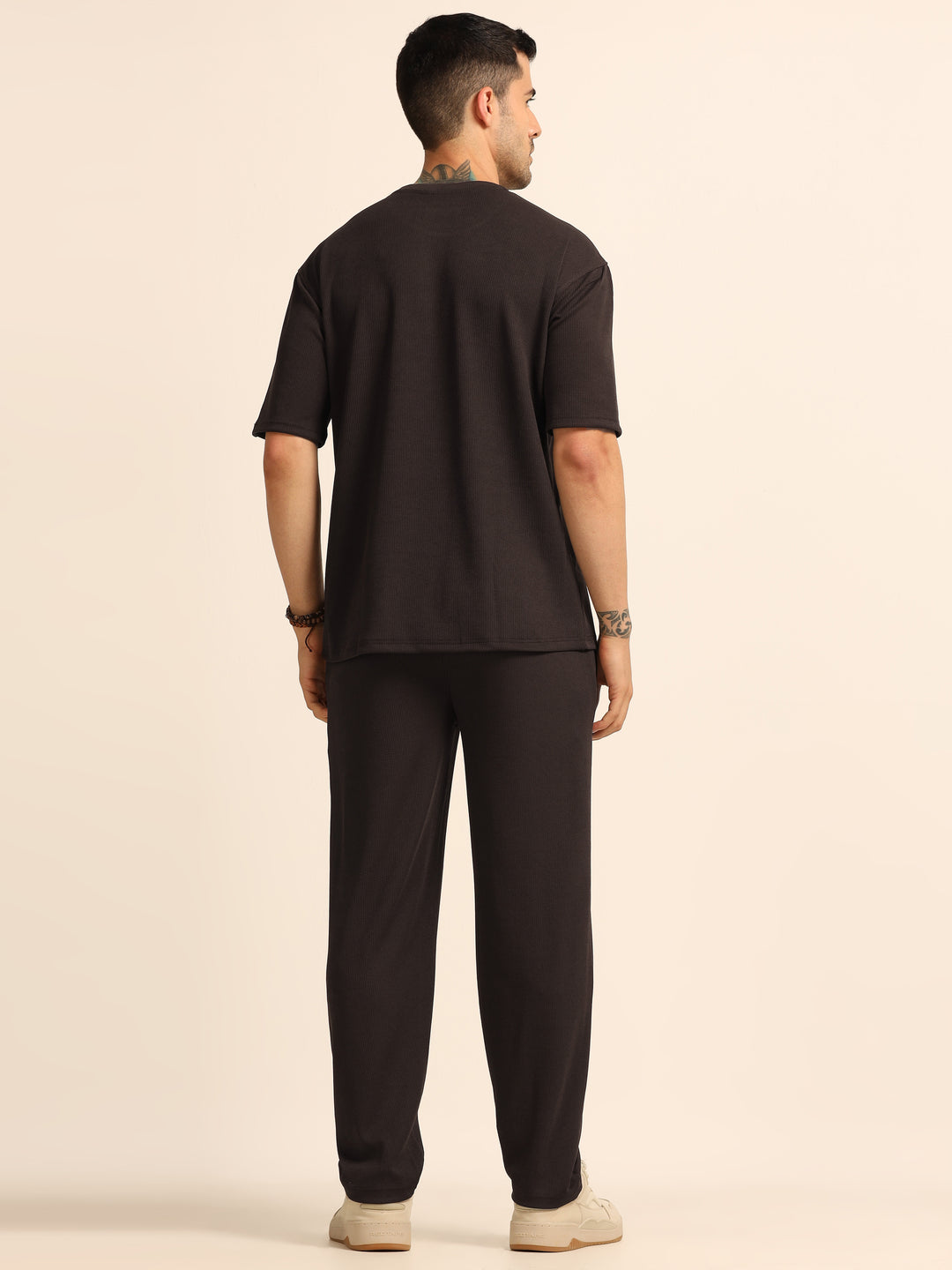 Coffee Brown Oversize Co-Ords - Bushirt