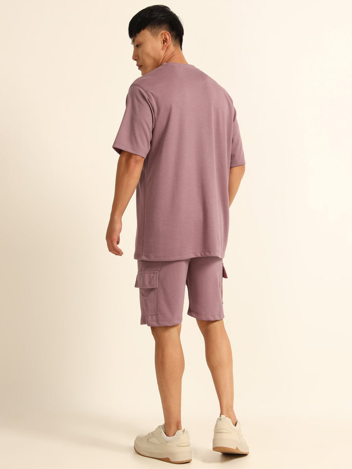 Utility Oversize Rose Taupe Co-Ords Set Oversize Co-ords Bushirt