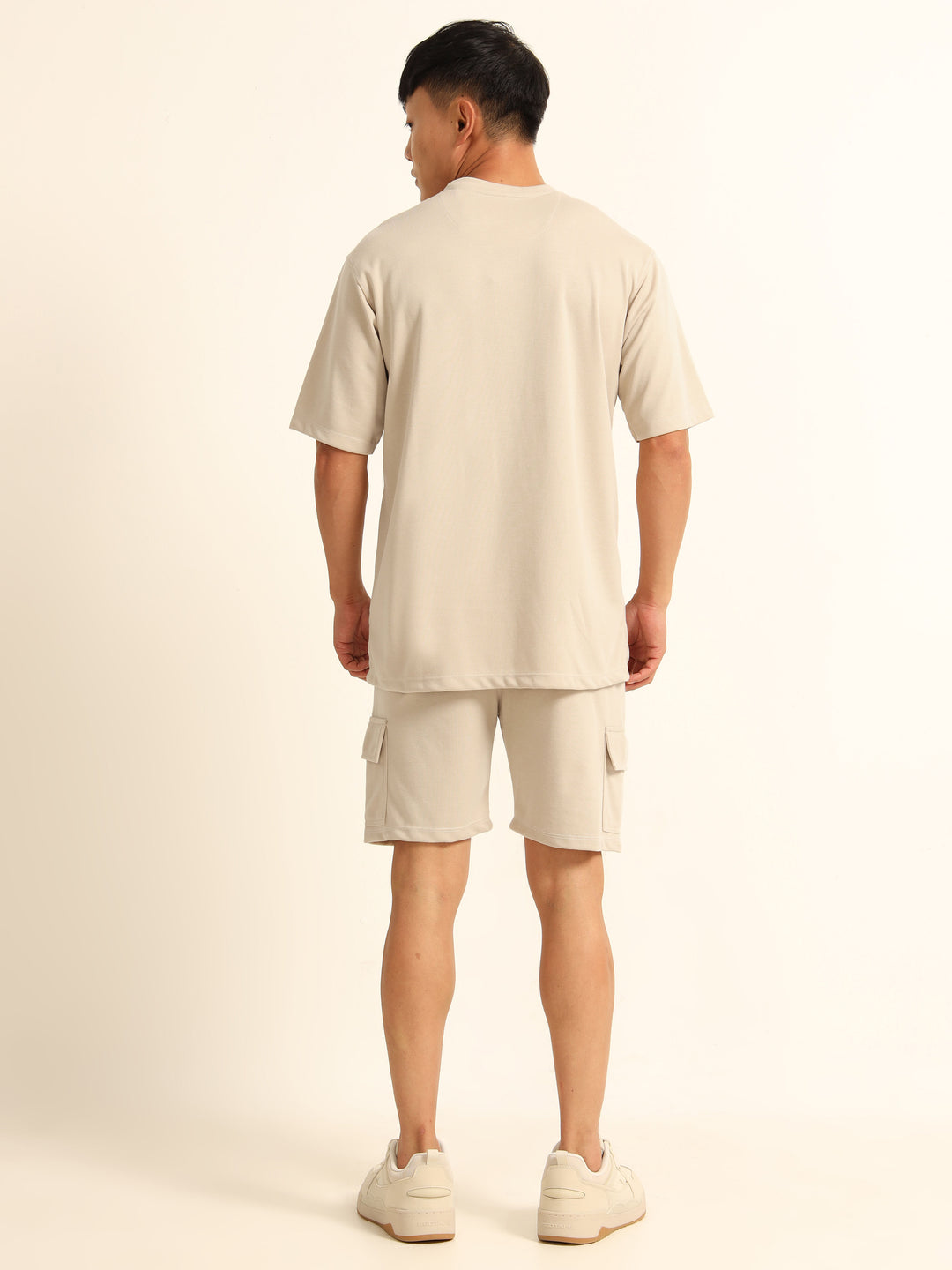 Utility Oversize Ivory Co-Ords Set Oversize Co-ords Bushirt