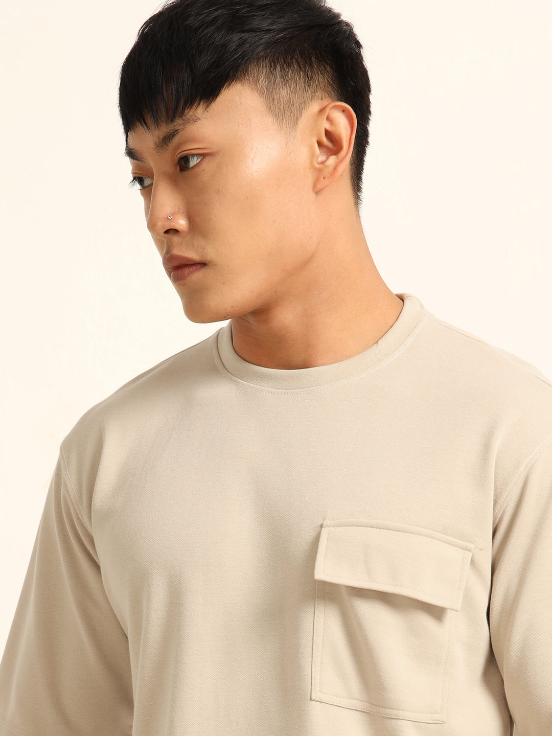 Utility Oversize Ivory Co-Ords Set Oversize Co-ords Bushirt