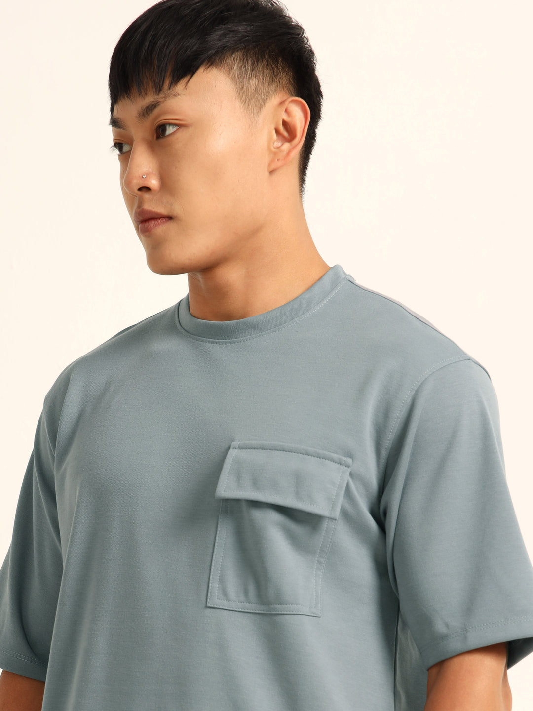 Utility Oversize Stardust Blue Co-Ords Set Oversize Co-ords Bushirt