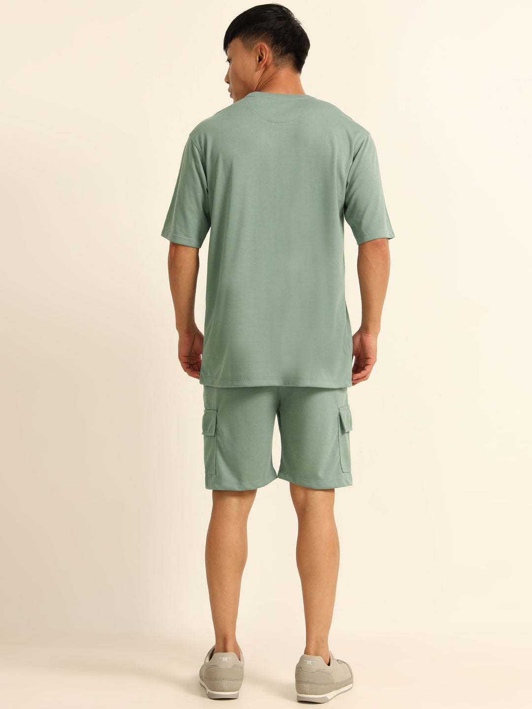 Utility Oversize Laurel Green Co-Ords Set Oversize Co-ords Bushirt