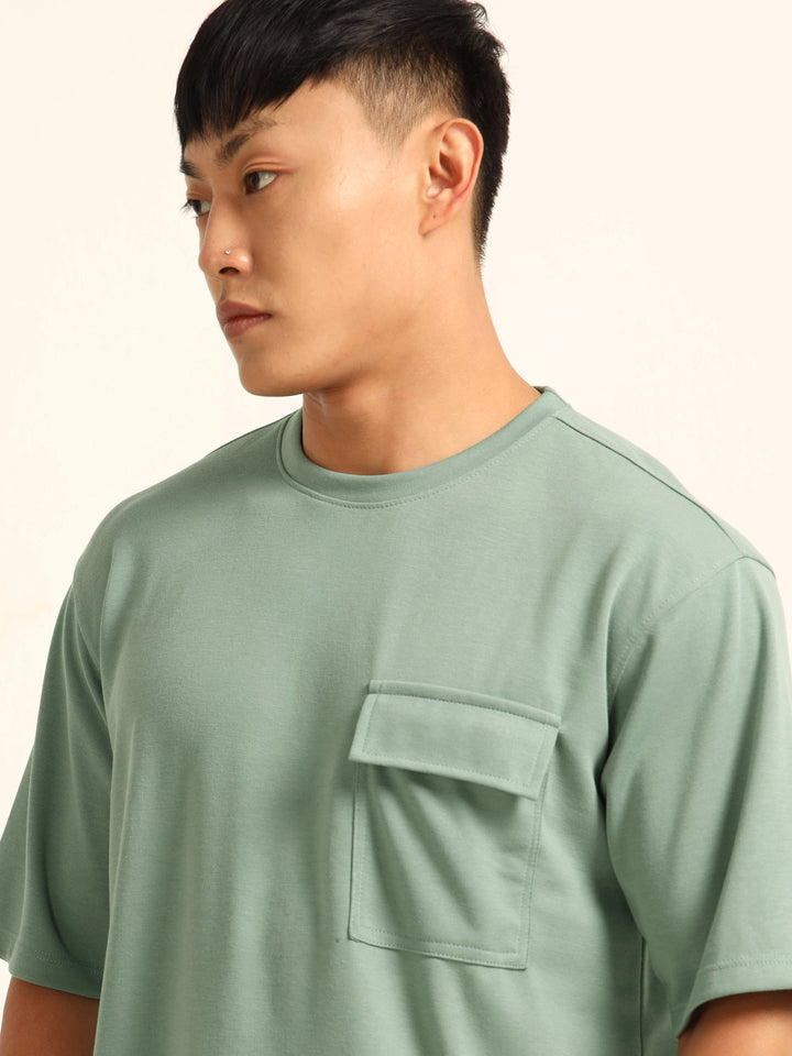 Utility Oversize Laurel Green Co-Ords Set Oversize Co-ords Bushirt