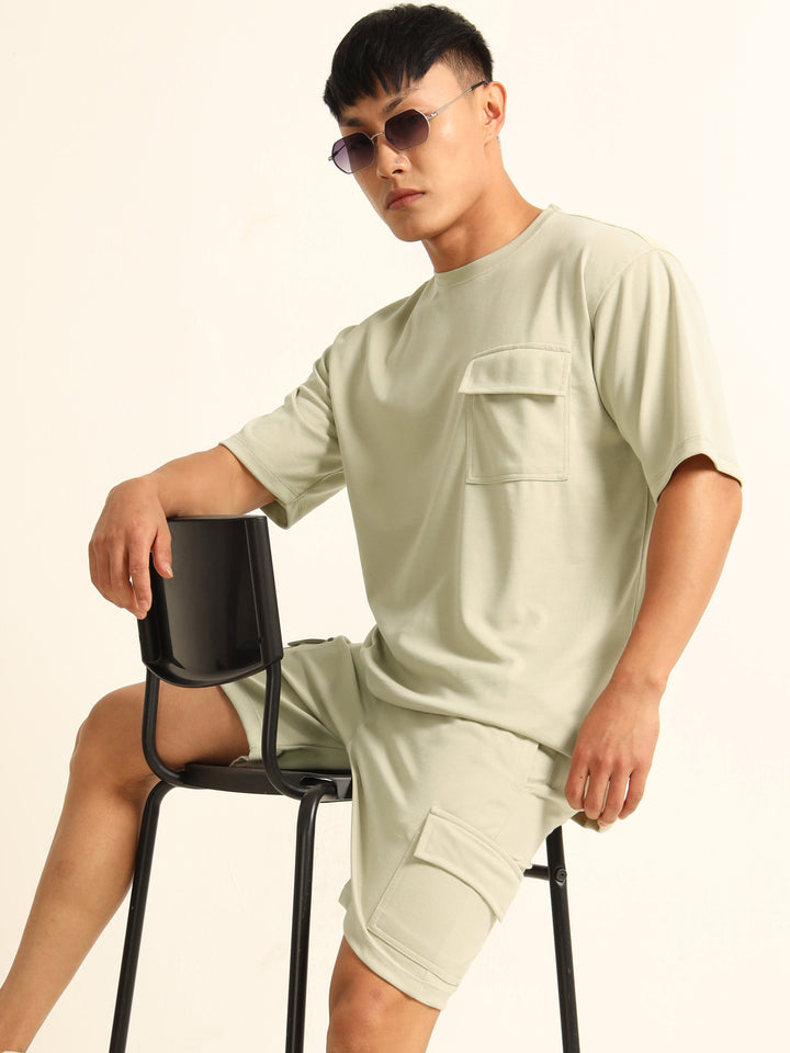 Utility Oversize Pista Co-Ords Set Oversize Co-ords Bushirt